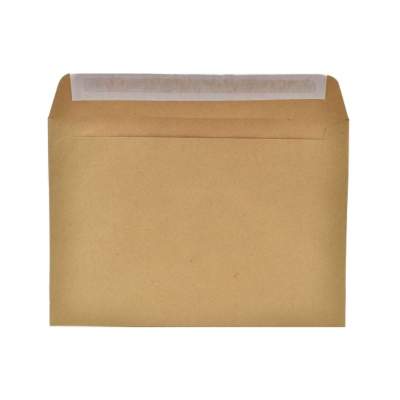 Конверт поштовий С5 (162x229), СКЛ, крафт, 80 г/м²